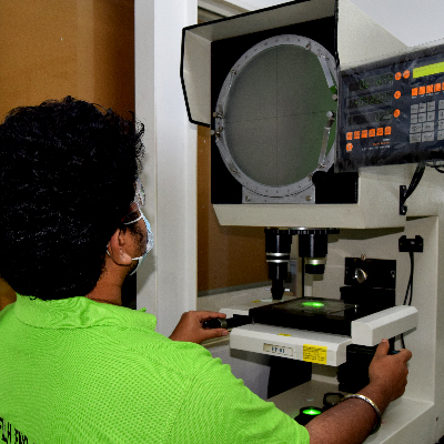 Quality Inspection with Profile Projector